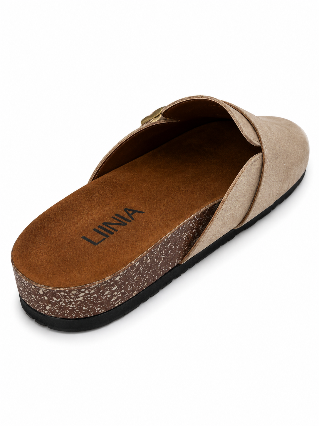 Slow Mornings-Suede Clog-Beige
