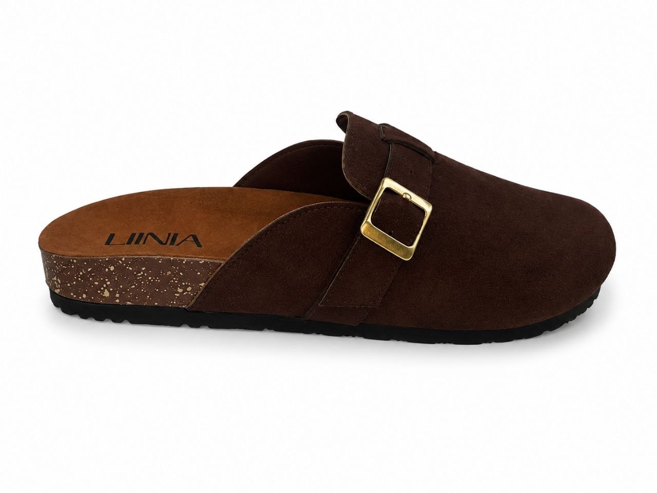 Slow Mornings-Suede Clog-Brown