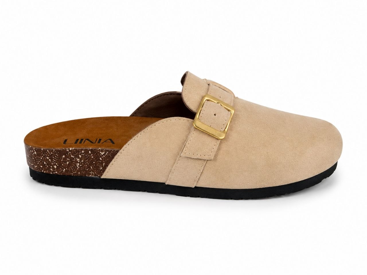 Slow Mornings-Suede Clog-Beige